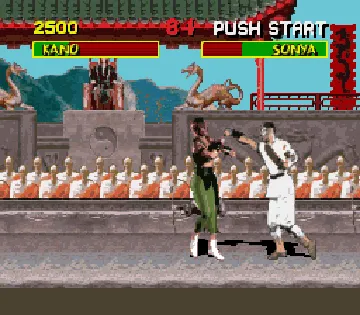 Mortal Kombat (USA) screen shot game playing